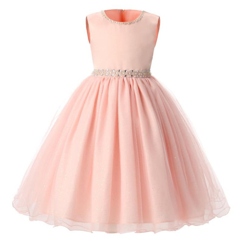 girls sleeveless Party Dress