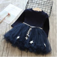 Girls Tutu Long Sleeves Casual Wear Dresses