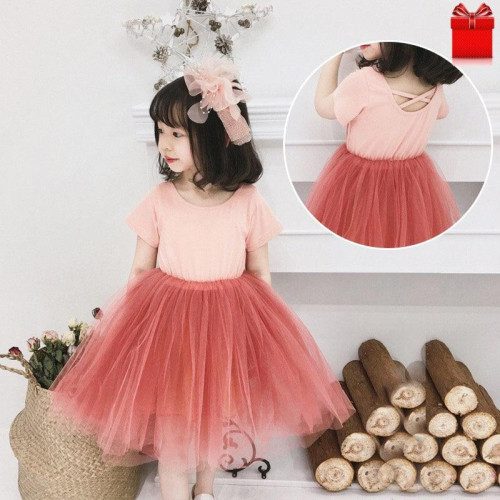 Girls Tutu Mesh Dress