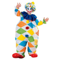 boys girls inflatable clown halloween costume