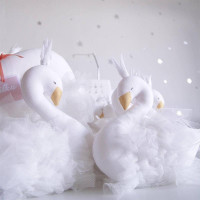 Cute Crown Swan Shap Pillow Cushion plush toys