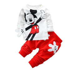 Boys Clothes Mickey Minnie Long-sleeved clothes sets