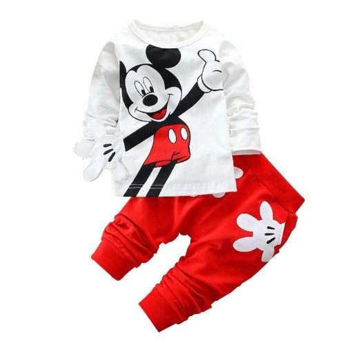 Boys Clothes Mickey Minnie Long-sleeved clothes sets