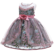 Summer Lace Flower Girls Party Dress