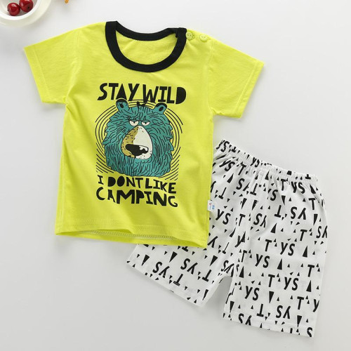 Boys Animal Costume t-shirts + shorts Sets