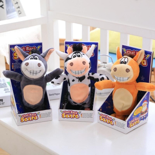 funny donkey doll electric plush toys