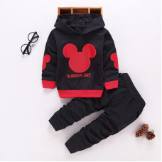 boys Clothing Hooded T-shirt + Pants sets