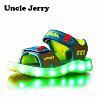 LED Sandals for Boys and Girls USB Charging Shoes