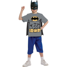 Batman Shirt Mask Cape Boys cosplay halloween Costume