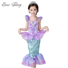 Girl Little Mermaid Ariel Cosplay Halloween Costume