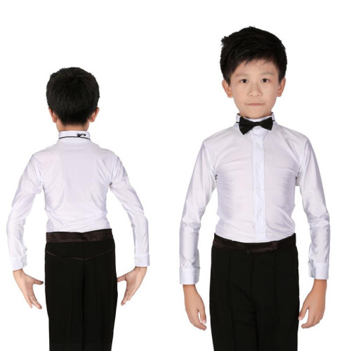 Boys Dance Costumes Formal With Bowknot