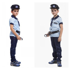 Children's Halloween Costumes Boys police Costumes