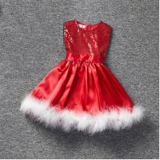 Shining Sequin Girls Christmas Costume Dress