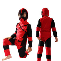 Fashion Cosplay Boy Deadpool Halloween Costume