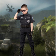 Children's Fantasia Disfraces Boys police Halloween Costumes