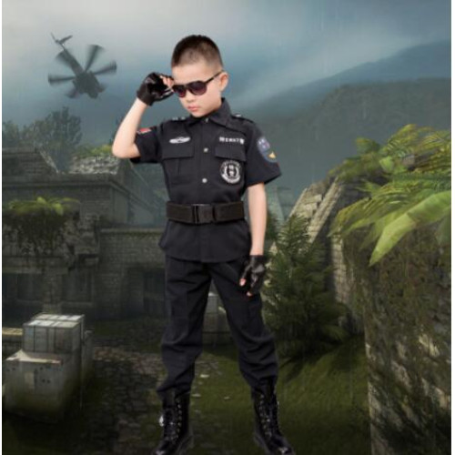 Children's Fantasia Disfraces Boys police Halloween Costumes