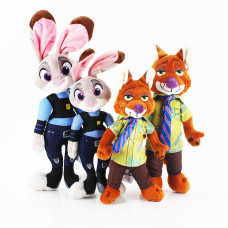 Zootopia Plush Toy Cartoon Movie Animal Dolls