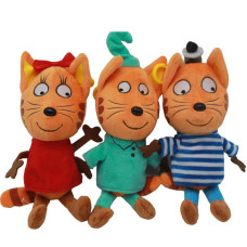 Cartoon Three Kittens Stuffed Plush Toys