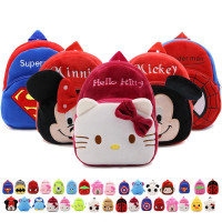 New Children School Bag For Girls Plush Cartoon Toy Backpack Boy School Bags