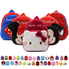 New Children School Bag For Girls Plush Cartoon Toy Backpack Boy School Bags