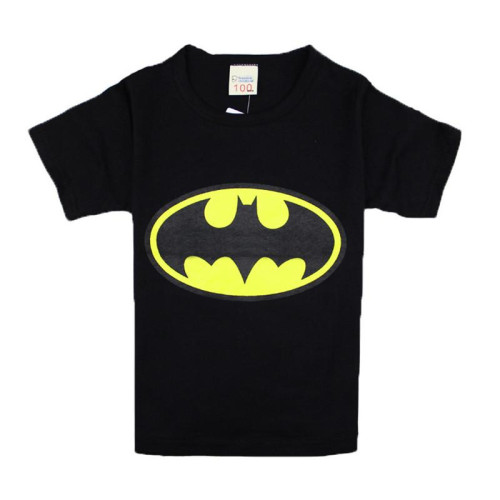 Cartoon hero t-shirts costume clothing boy t shirts batman children's wear