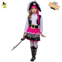 Pink Pirate Halloween Costumes girls cosplay