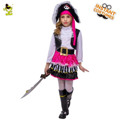 Pink Pirate Halloween Costumes girls cosplay