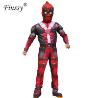 Deadpool Cosplay halloween Costume for Boys