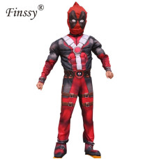 Deadpool Cosplay halloween Costume for Boys