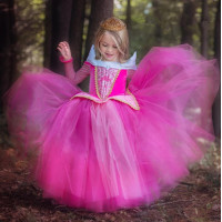 Princess beauty Aurora Girl Dress Halloween Costumes