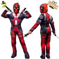 Boys Marvel Deadpool Muscle Halloween Costume