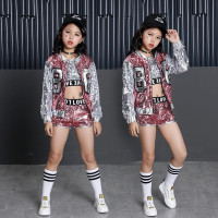 Fashion Children Jazz Dance Clothing Boys Girls Street Dance Hip Hop Dance Costumes