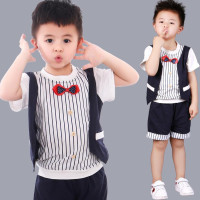 Fashion Short Menina New Boy's Summer Clothes Children's Day Costume Set