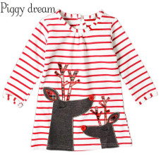 Girls casual long sleeve Dress Christmas Santa Claus halloween Costume