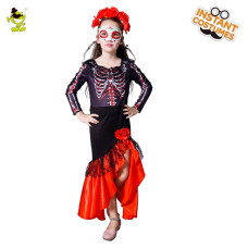 Girls Skeleton Costumes with Bones Halloween costumes