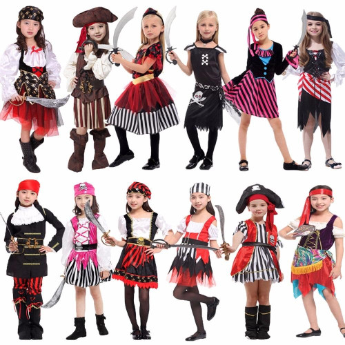 Girls Pirate halloween Costumes Cosplay