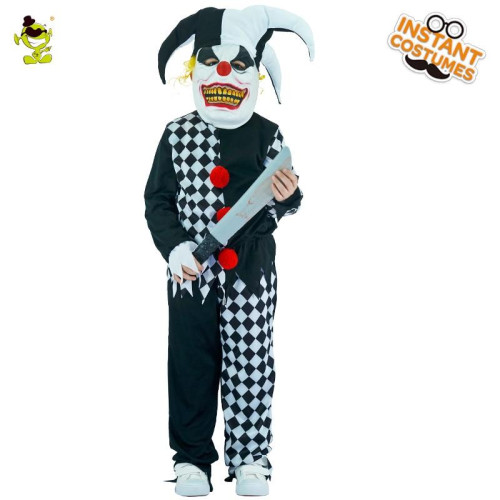 Boys Scary Clown Killer Role Play Outfit  Halloween costume