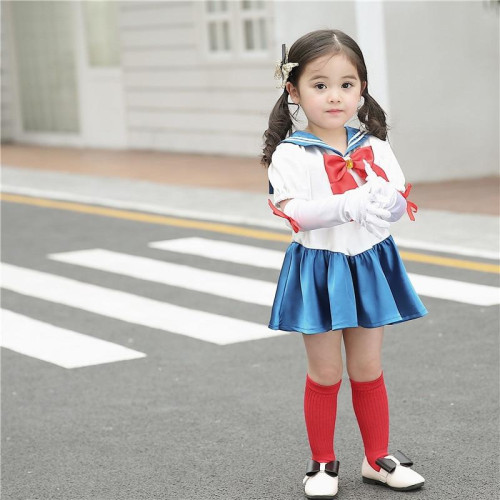 summer Girls Dress Set Sailor Moon Halloween Costume