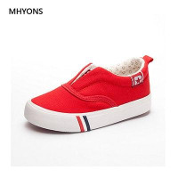 Boy Girls Canvas Shoes Breathable Slip on Casual Sneakers