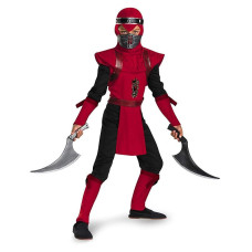 Red Viper Shadow Ninja Night Boys Halloween Costume