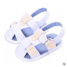 Sandals girls Boys Denim Non-Slip Crib Shoes