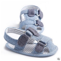 Sandals girls Boys Denim Non-Slip Crib Shoes