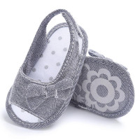 Sandals girls Boys Denim Non-Slip Crib Shoes