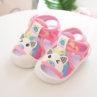 Sandals Cartoon Mesh Boys Girls Beach Shoes