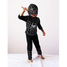 Boy Black Spiderman Costume Halloween Costume