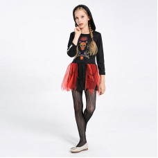 Day of The Dead Rosa Senorita Girls Halloween Costume