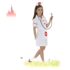 Girls Hospital Sister Doctor Dress Up Halloween Costume