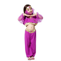 Arabia Belly dance Halloween Costumes for Girls Kids