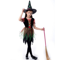 Beautiful Little Girls Witch Cosplay Halloween Costumes