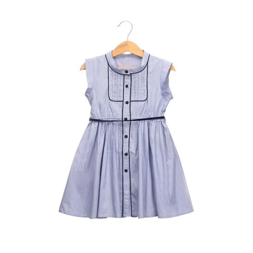 girls sleeveless summer striped dress